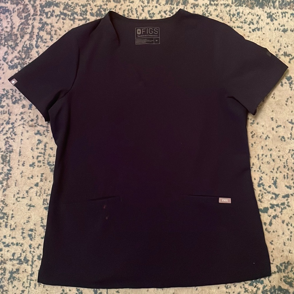 Navy casma top